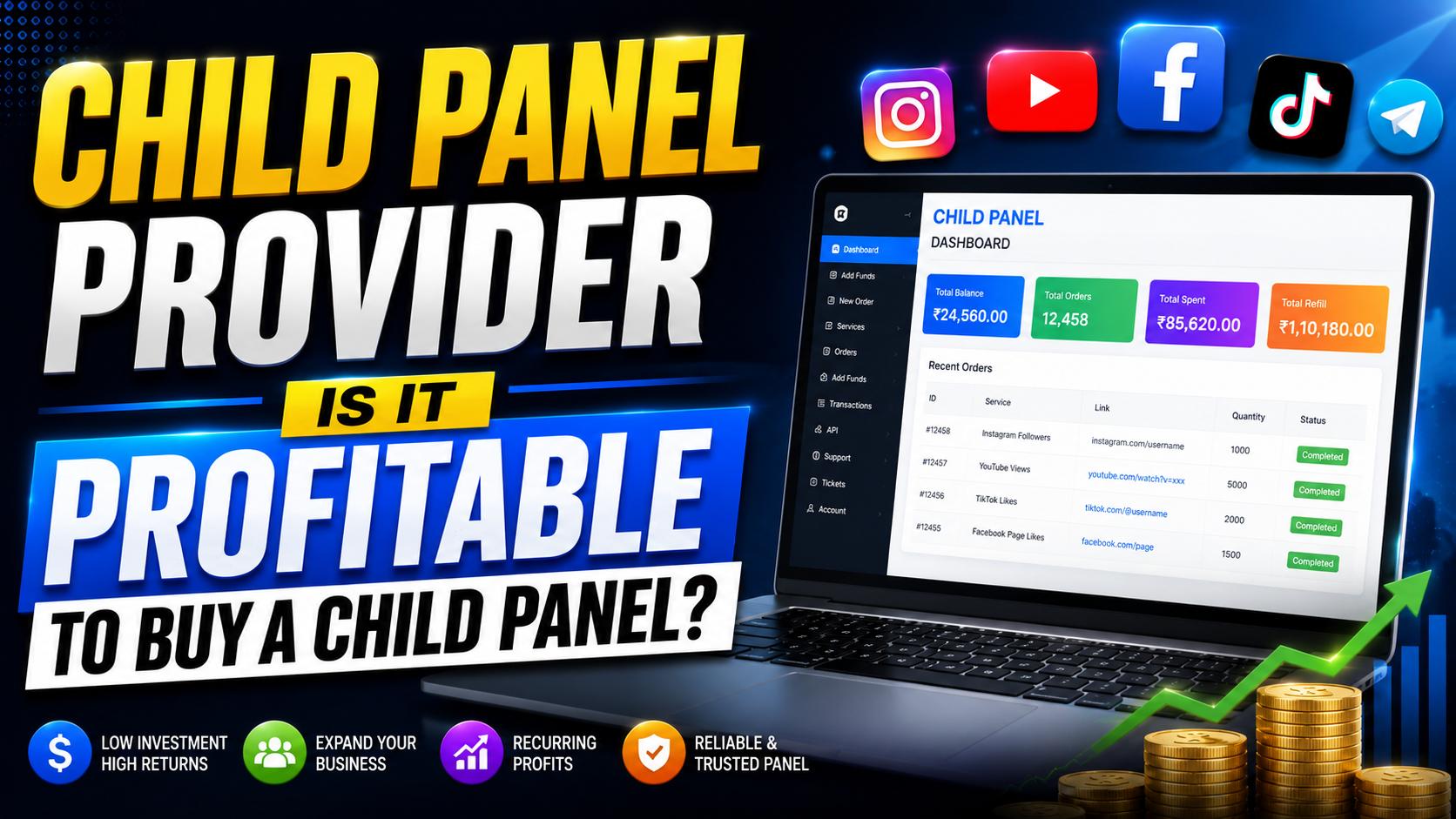 Child Panel Provider | Is it profitable to buy child panel?