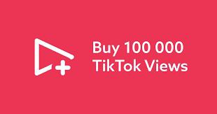 صورة إعلان خدمة شراء 100,000 مشاهدة TikTok حقيقية بجودة عالية