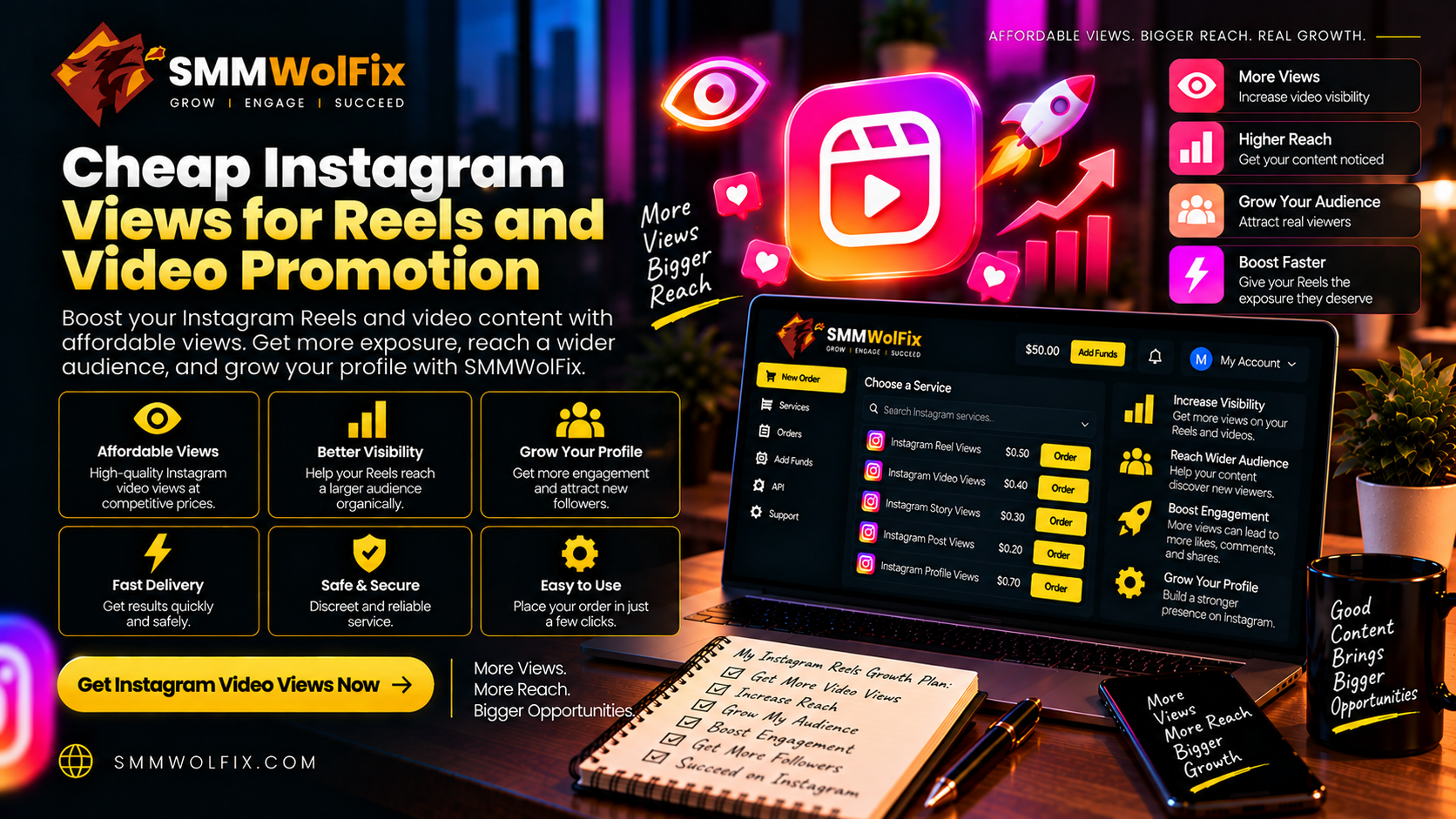 Cheap Instagram Views for Reels and Video Promotion