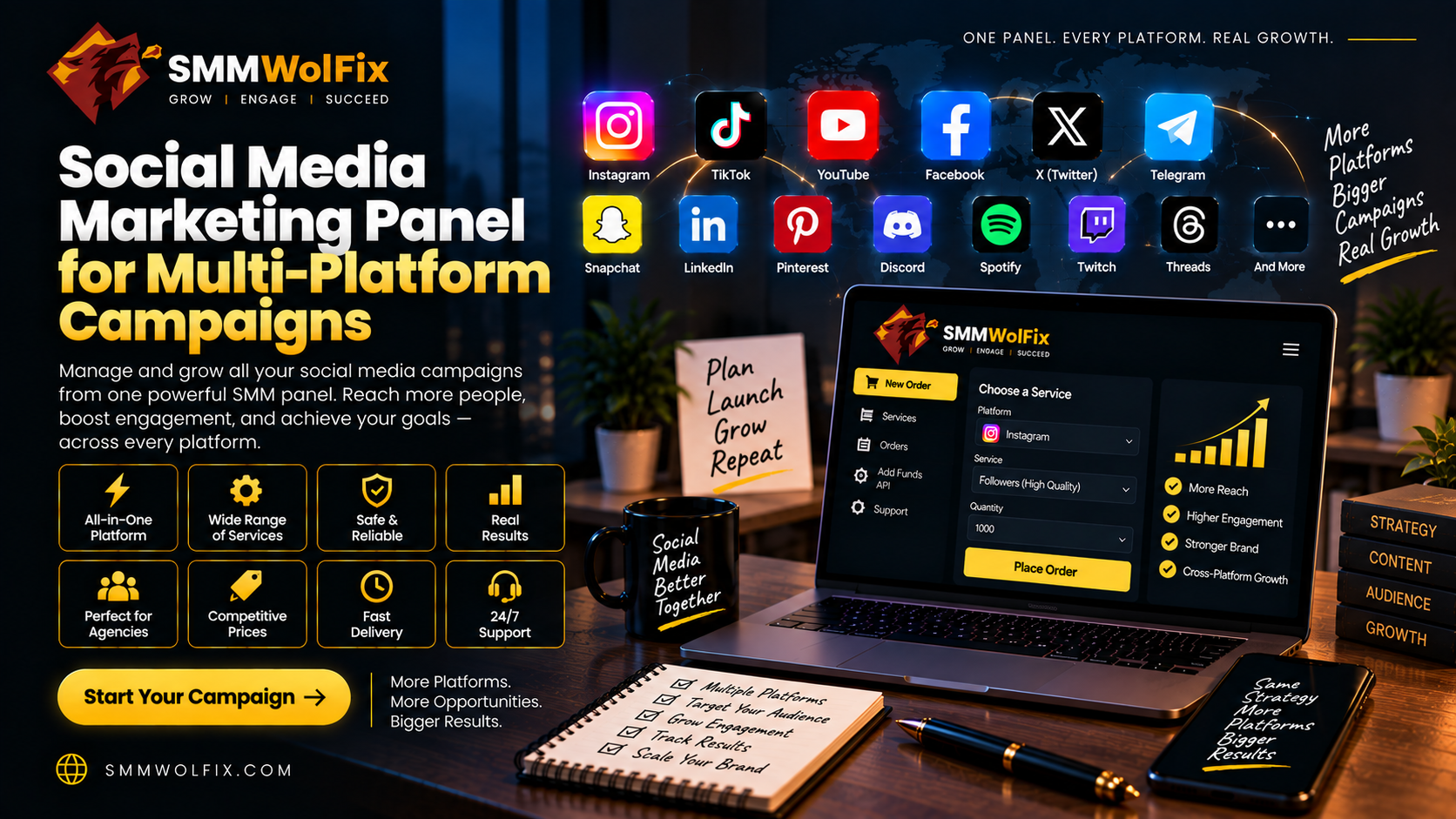 Social Media Marketing Panel for Multi-Platform Campaigns