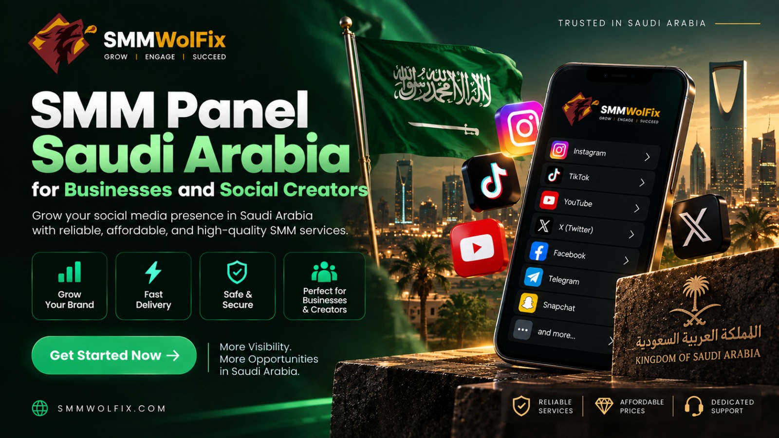 SMM Panel Saudi Arabia for Businesses and Social Creators