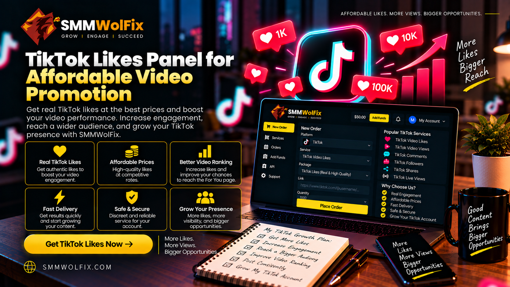 TikTok Likes Panel for Affordable Video Promotion