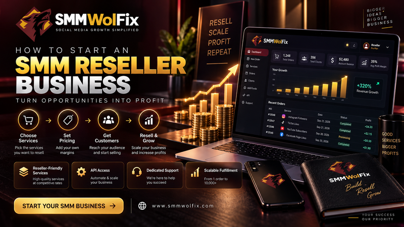 How to Start an SMM Reseller Business with an SMM Panel