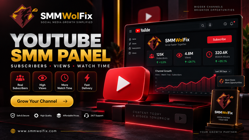 YouTube SMM Panel for Subscribers, Views, Likes, and Watch Time
