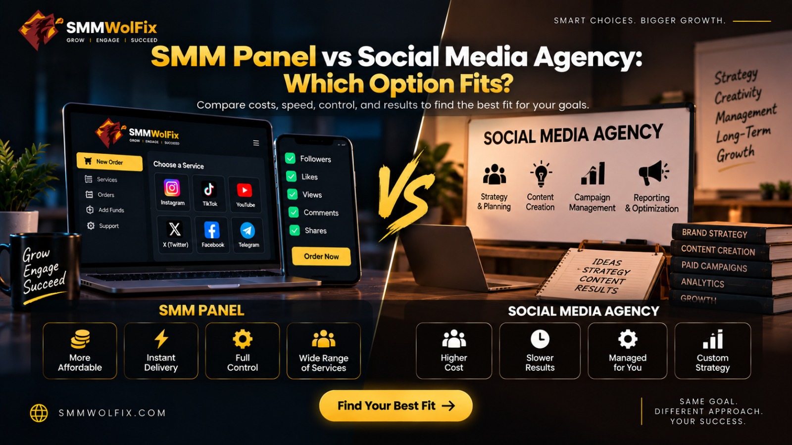 SMM Panel vs Social Media Agency: Which Option Fits?