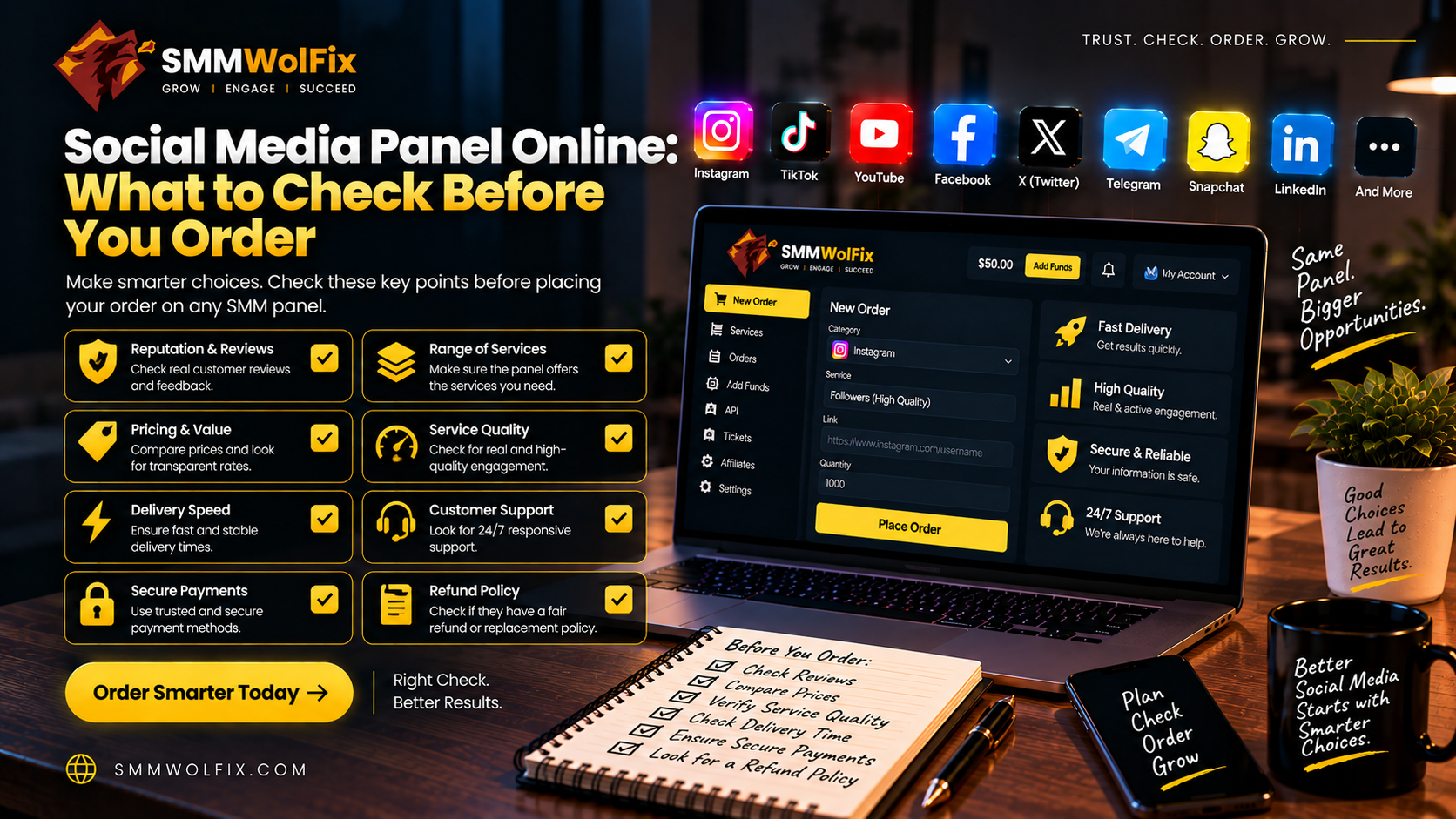 Social Media Panel Online: What to Check Before You Order