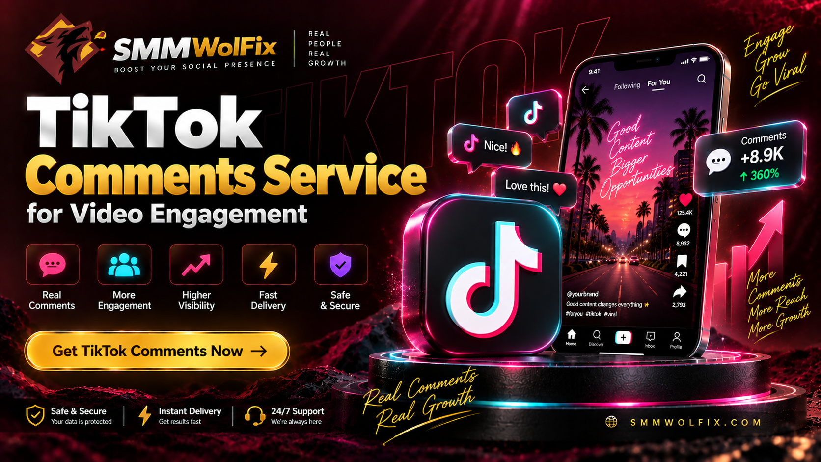 TikTok Comments Service for Video Engagement