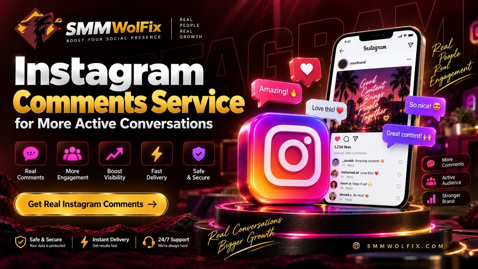 Instagram Comments Service for More Active Conversations