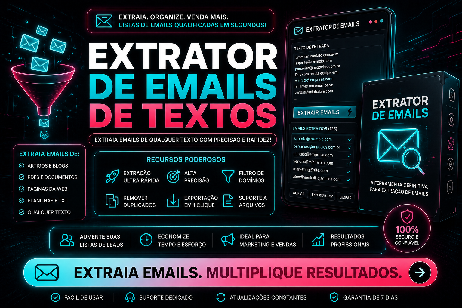 Extrair E-mails de Textos