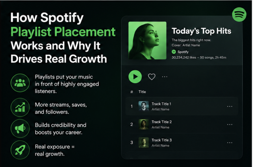 How Spotify Playlist Placement Works and Why It Drives Real Growth
