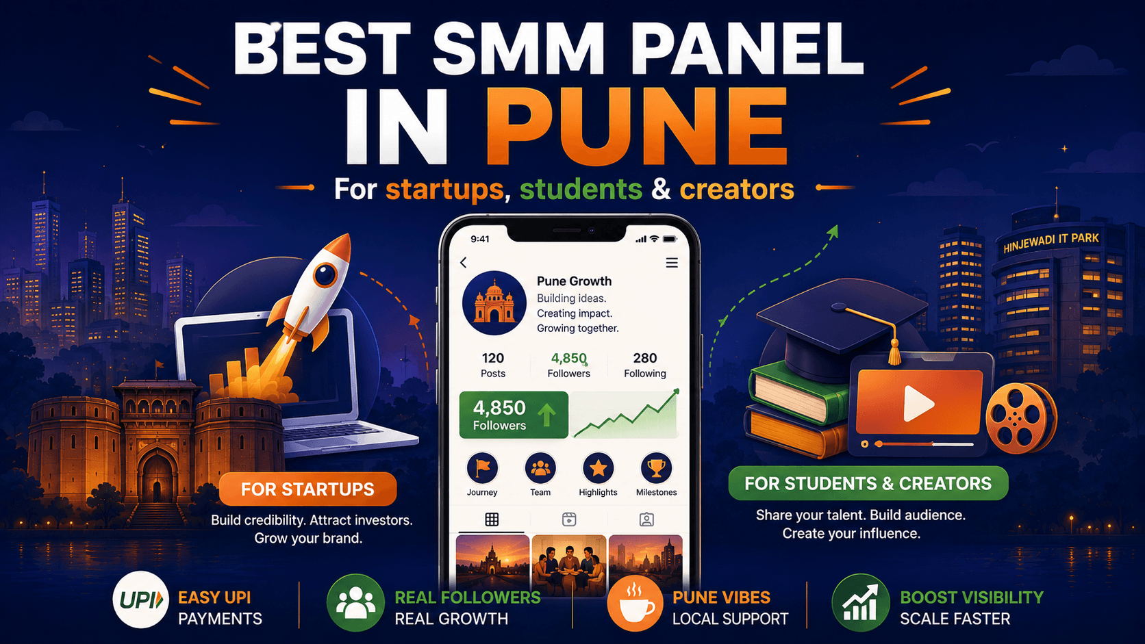 Best SMM Panel in Pune for Startups, Students & Creators