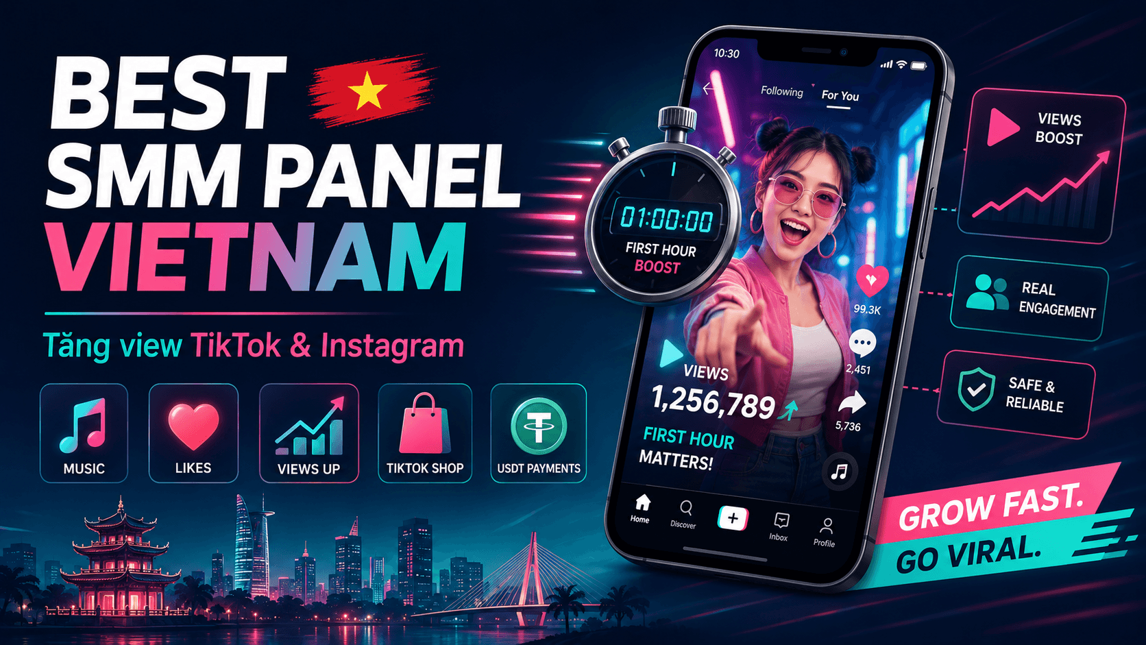 Best SMM Panel in Vietnam for TikTok & Instagram
