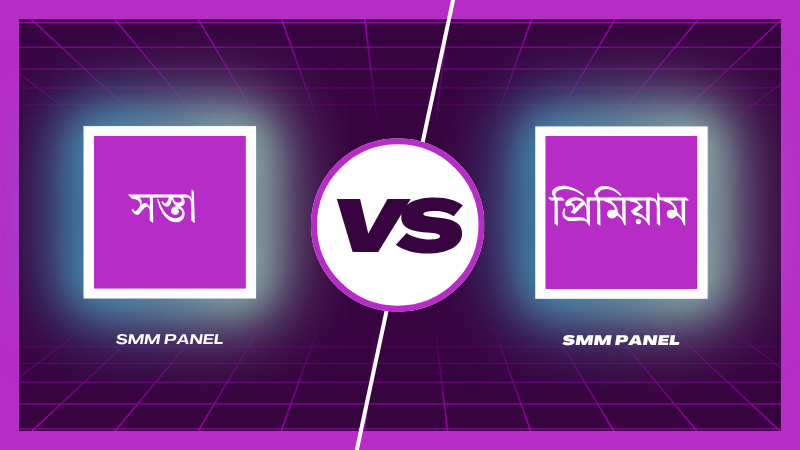 সস্তা বনাম প্রিমিয়াম SMM Panel – কোনটা আপনার জন্য ভালো?