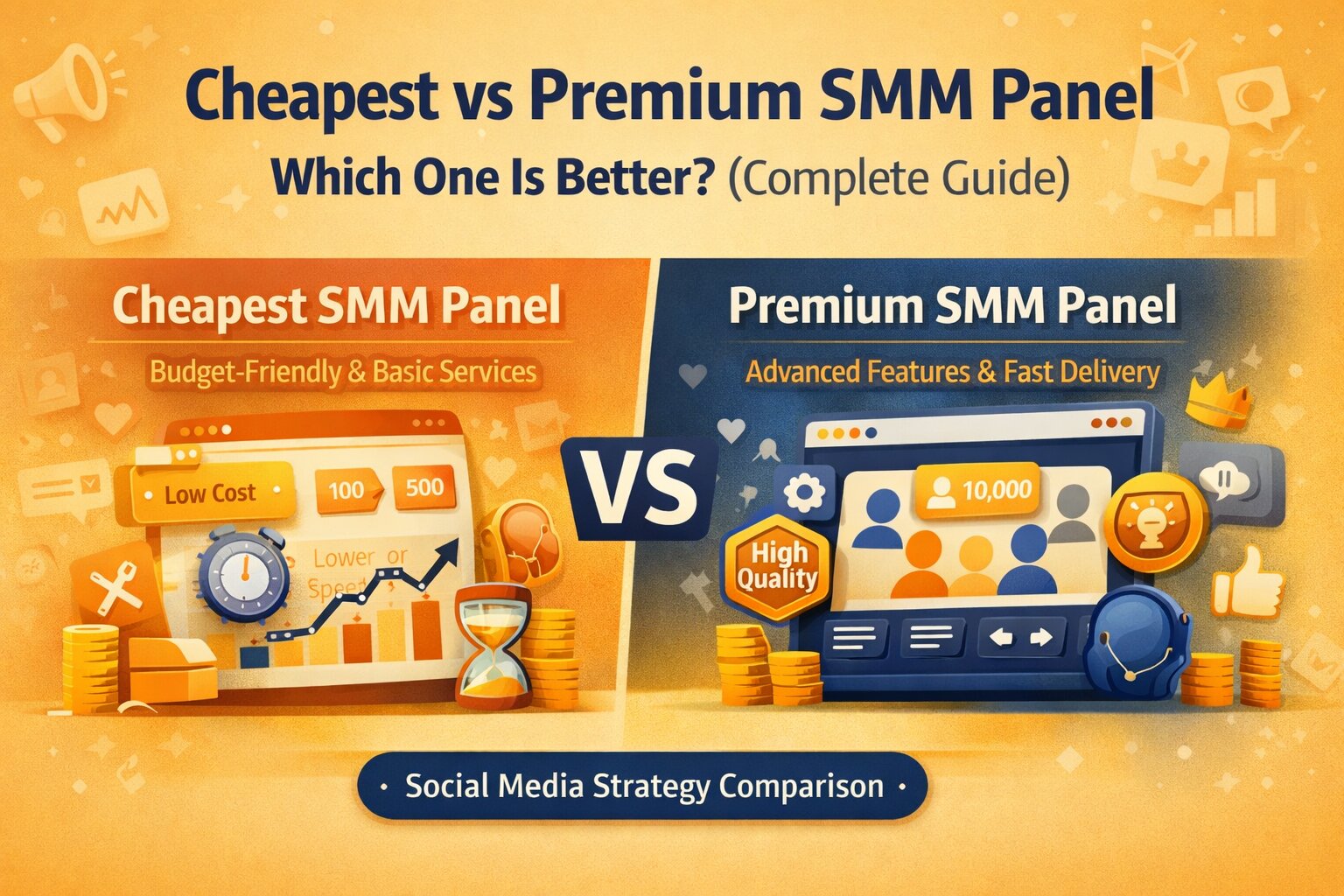 Cheapest vs Premium SMM Panel: Which One Is Better? (Complete Guide)