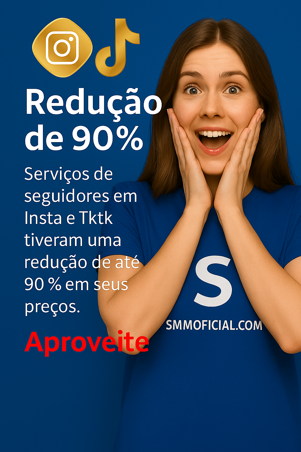 Promoção Instagram e TikTok