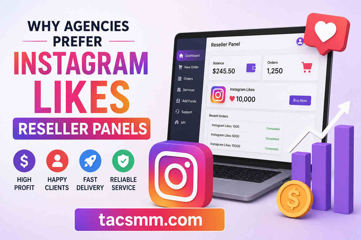 Why Agencies Prefer Instagram Likes Reseller Panels
