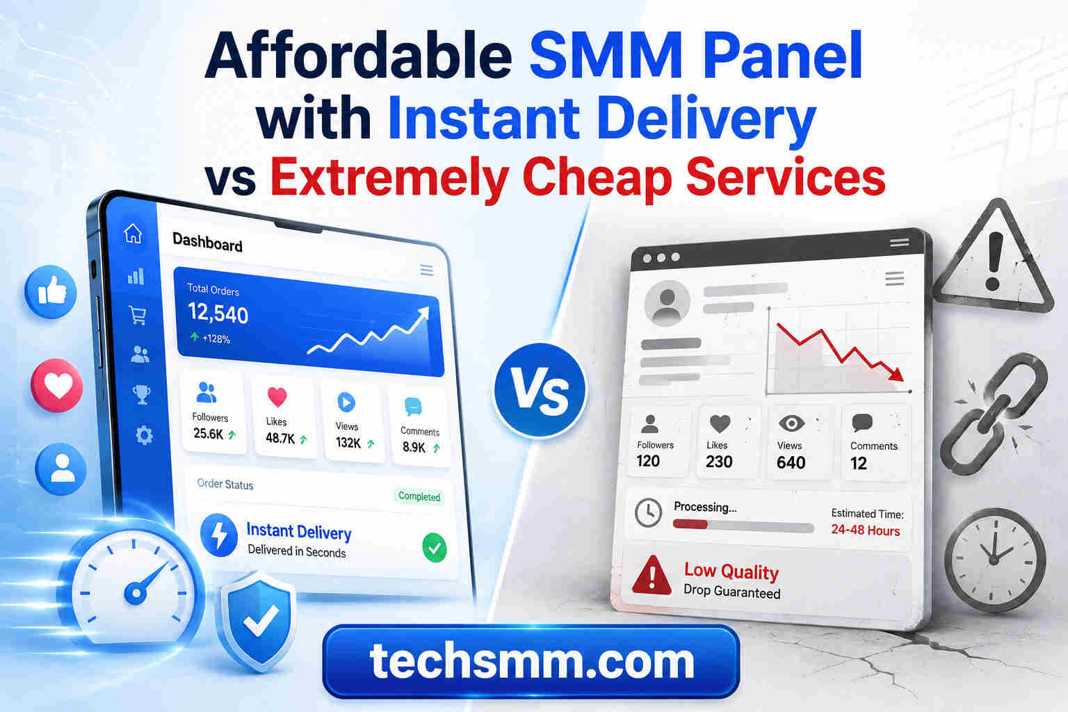 Affordable SMM Panel with Instant Delivery vs Extremely Cheap Services