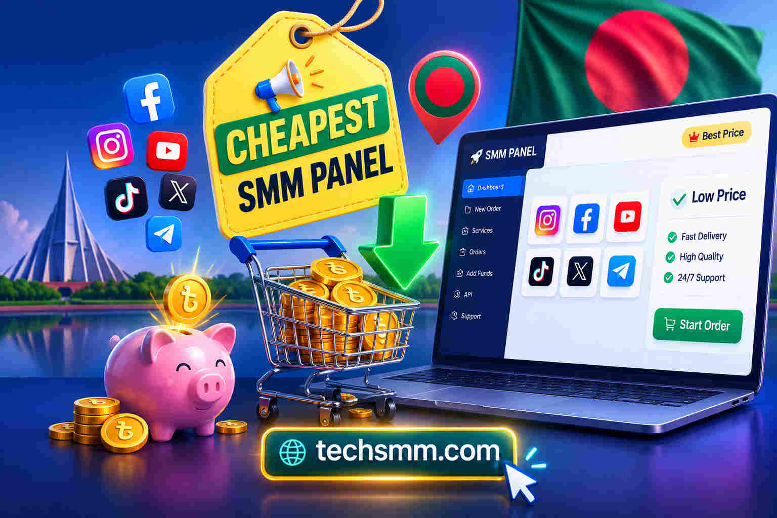 Finding the Cheapest SMM Panel Bangladesh