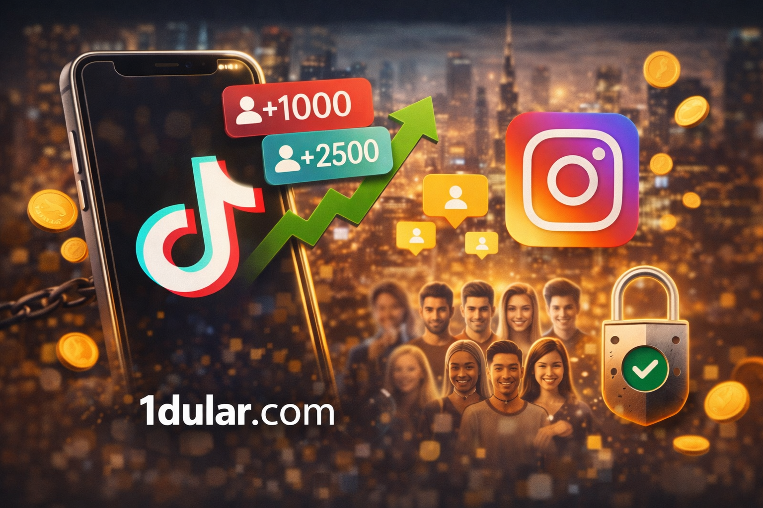 أفضل موقع زيادة متابعين تيك توك وانستقرام