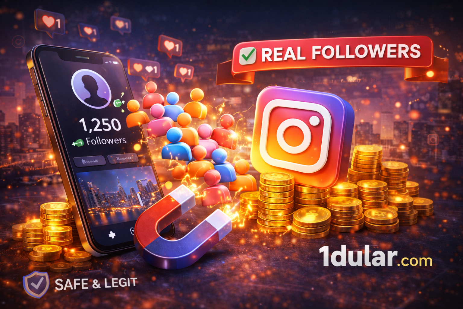 زيادة متابعين انستقرام حقيقيين