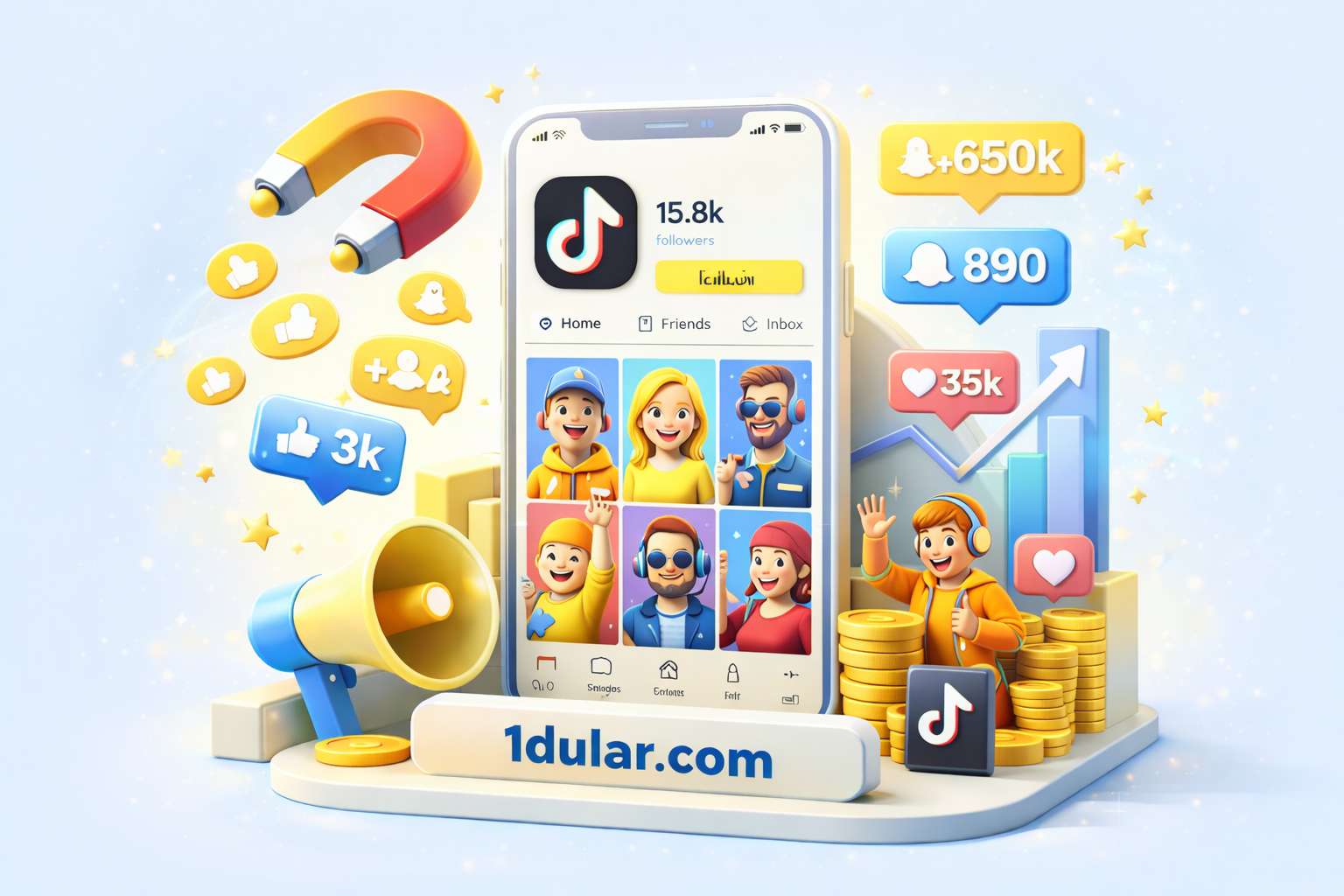 افضل موقع زيادة متابعين تيك توك حقيقي ومتفاعلين