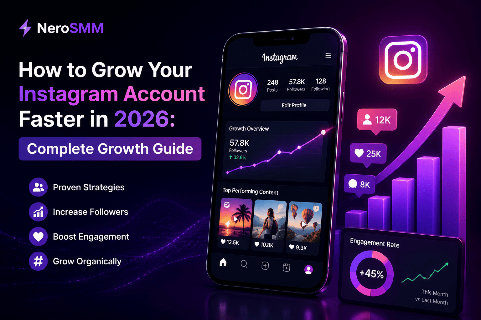 How to Grow Your Instagram Account Faster in 2026: Complete Growth Guide