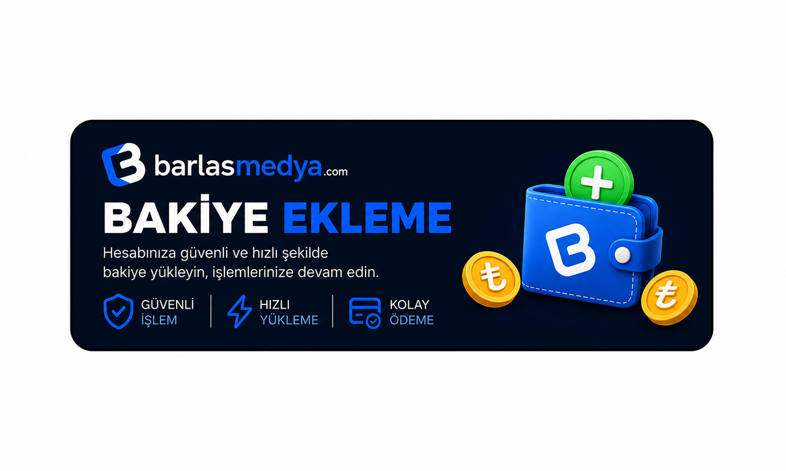Barlasmedya com Bakiye Ekleme