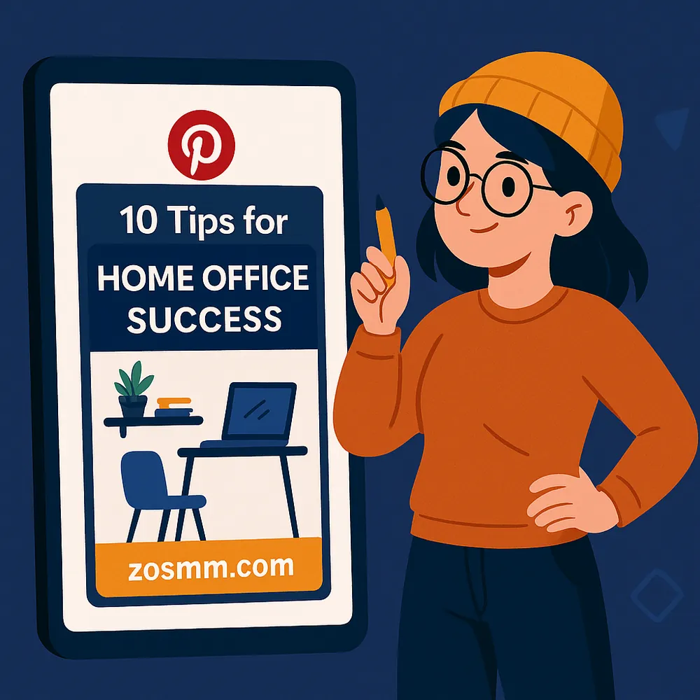 Example of High-Converting Pin Design Well-designed Pinterest graphic for business marketing