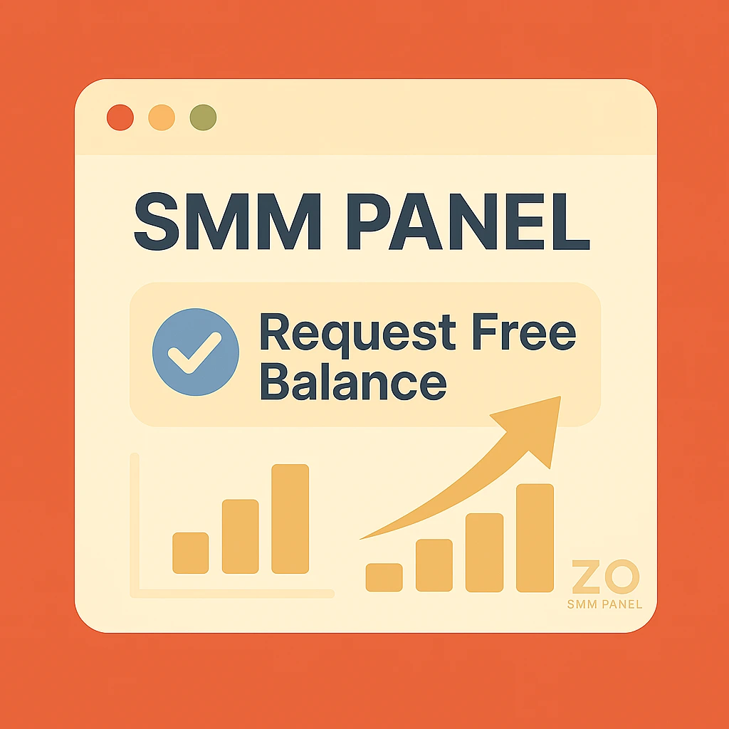 SMM Panel Dashboard β Claim Free Balance User interface showing a support ticket for free SMM panel balance