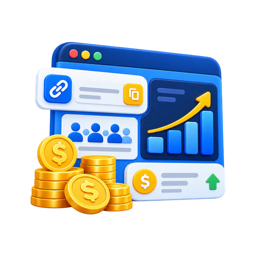 ZOSMM referral dashboard showing affiliate visits and earnings