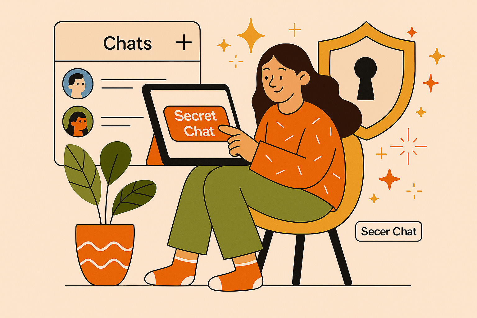 Customizing Chat Background Telegram chat settings with background options