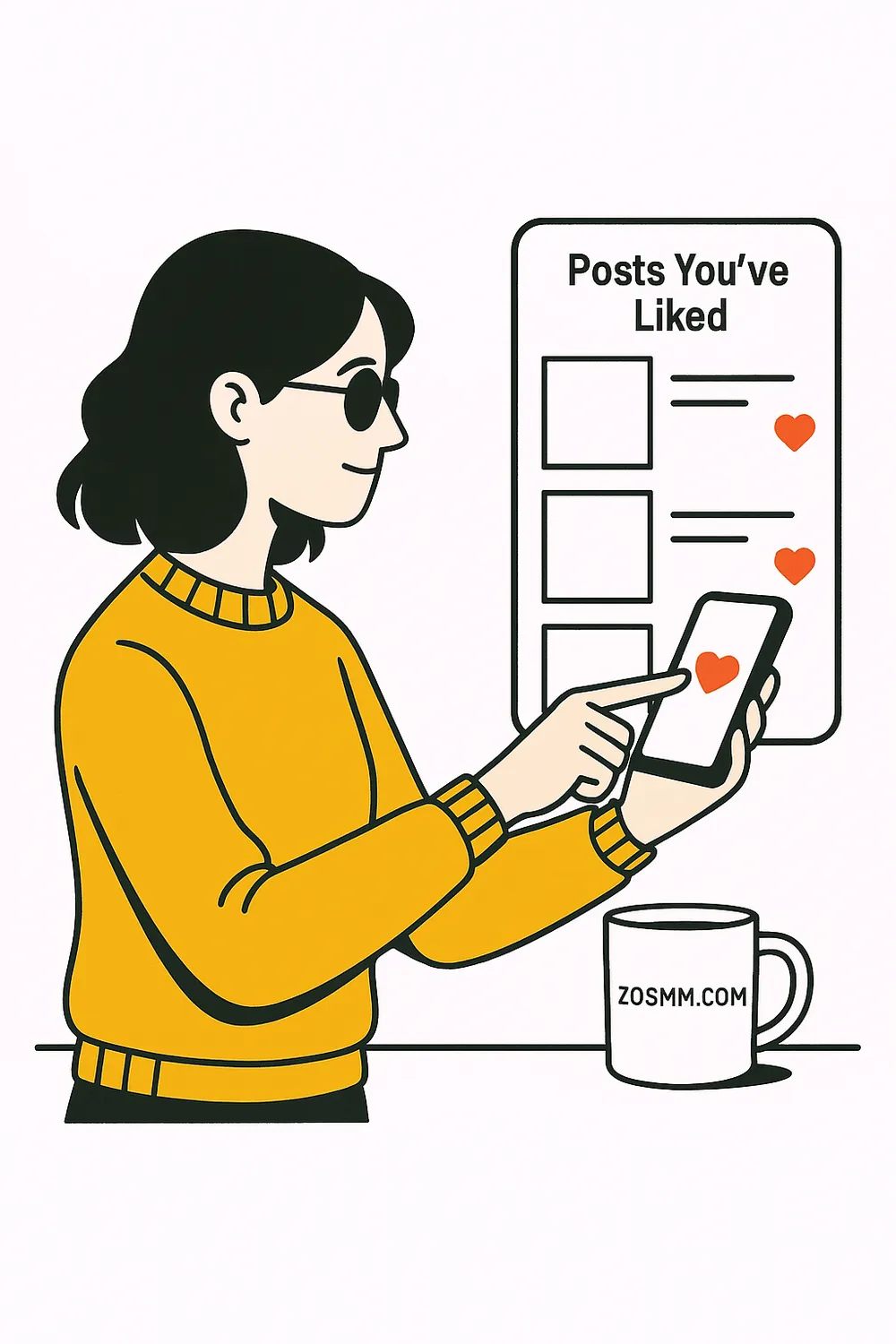 Viewing all liked posts on Instagram