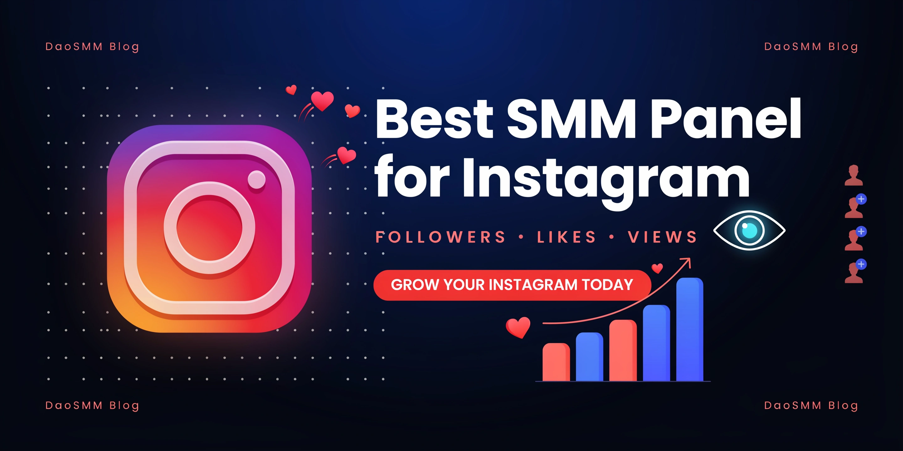 Best SMM panel for Instagram followers, likes and views in 2026