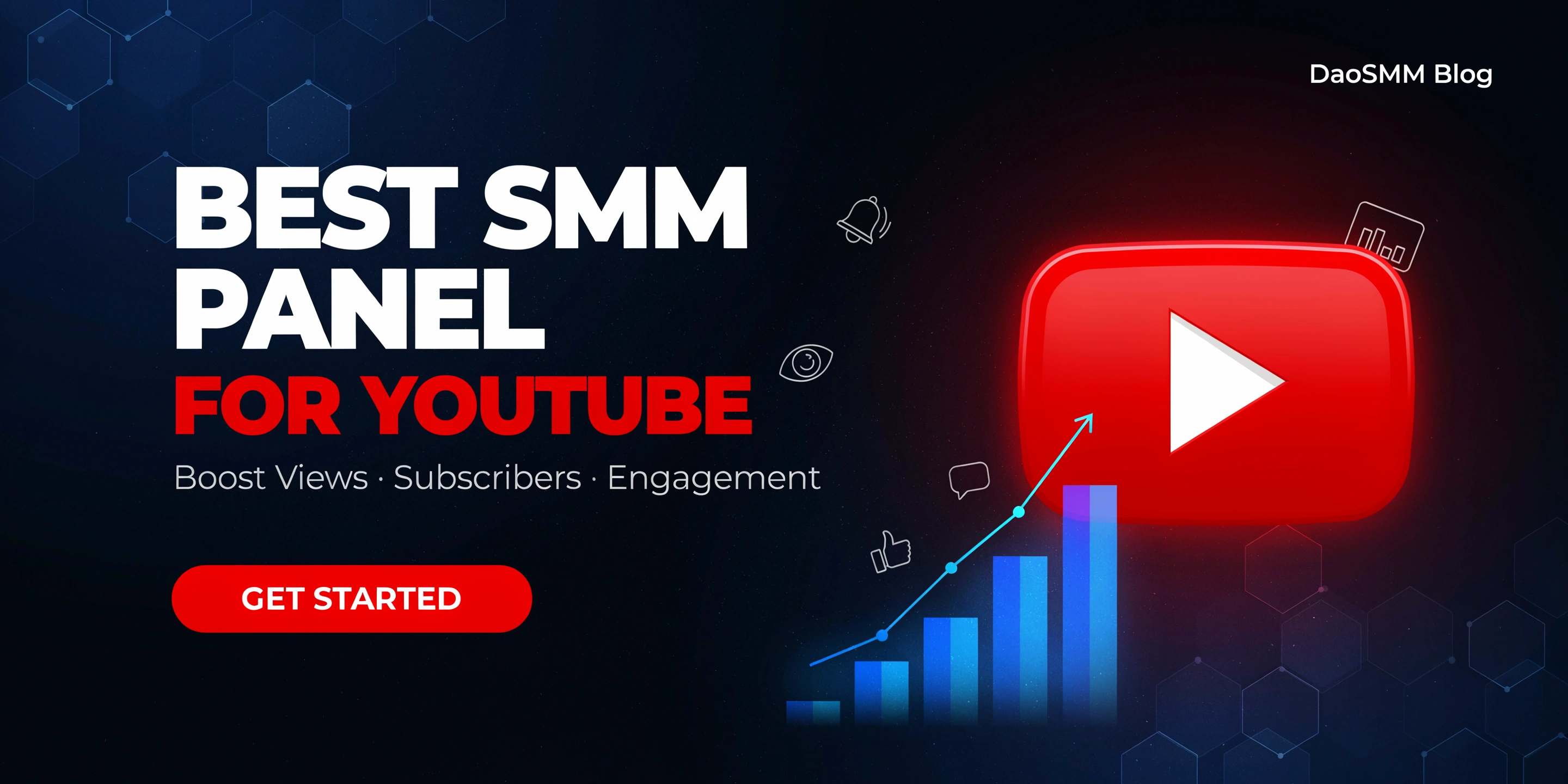 Best SMM panel for YouTube subscribers, views and watch time 
