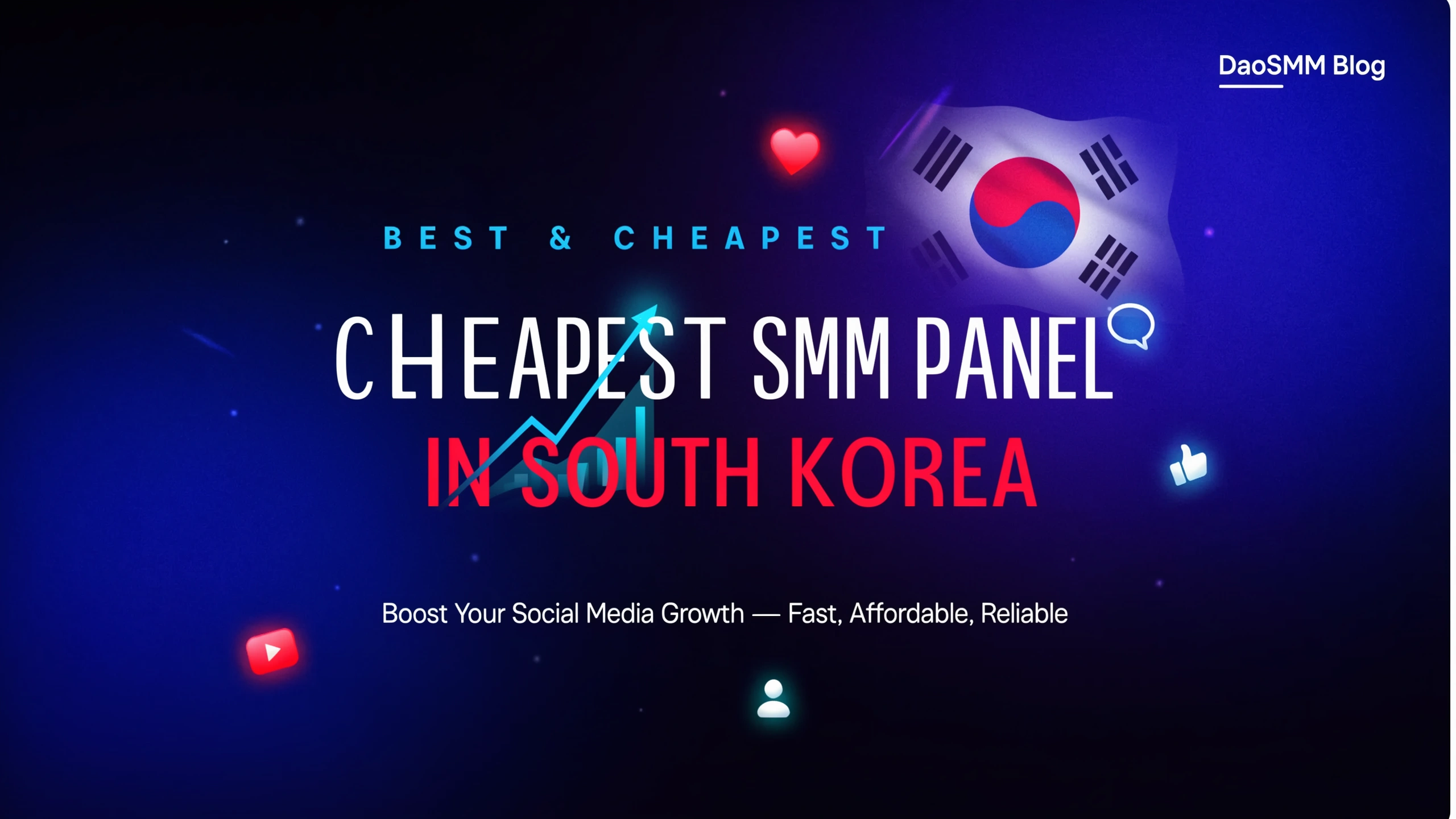 DaoSMM SMM panel services for Instagram, TikTok, and YouTube campaigns in South Korea