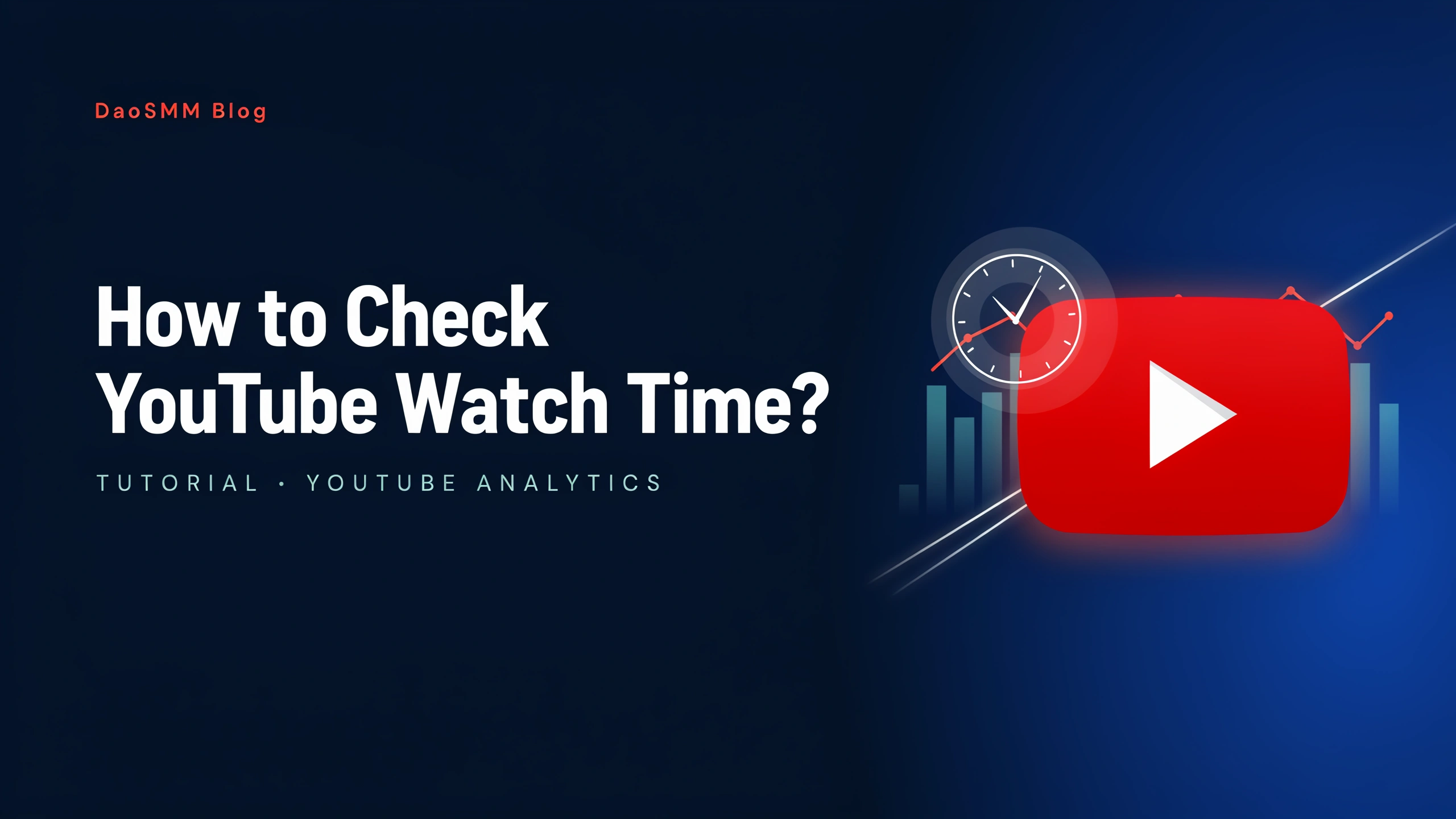 checking youtube watch time metrics in analytics dashboard