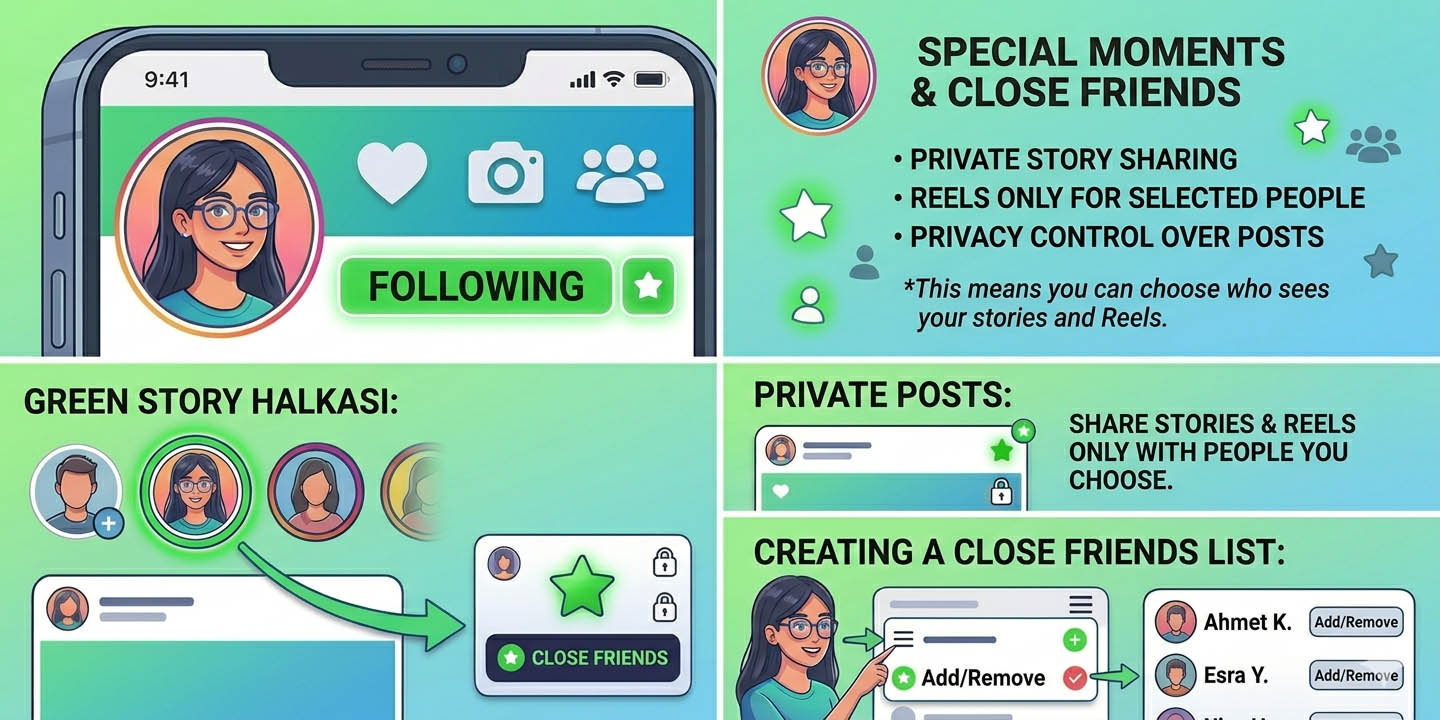 Instagram'da Yeşil Takip Ediliyor Ne Anlama Geliyor? - GodofPanel SMM Panel Blog