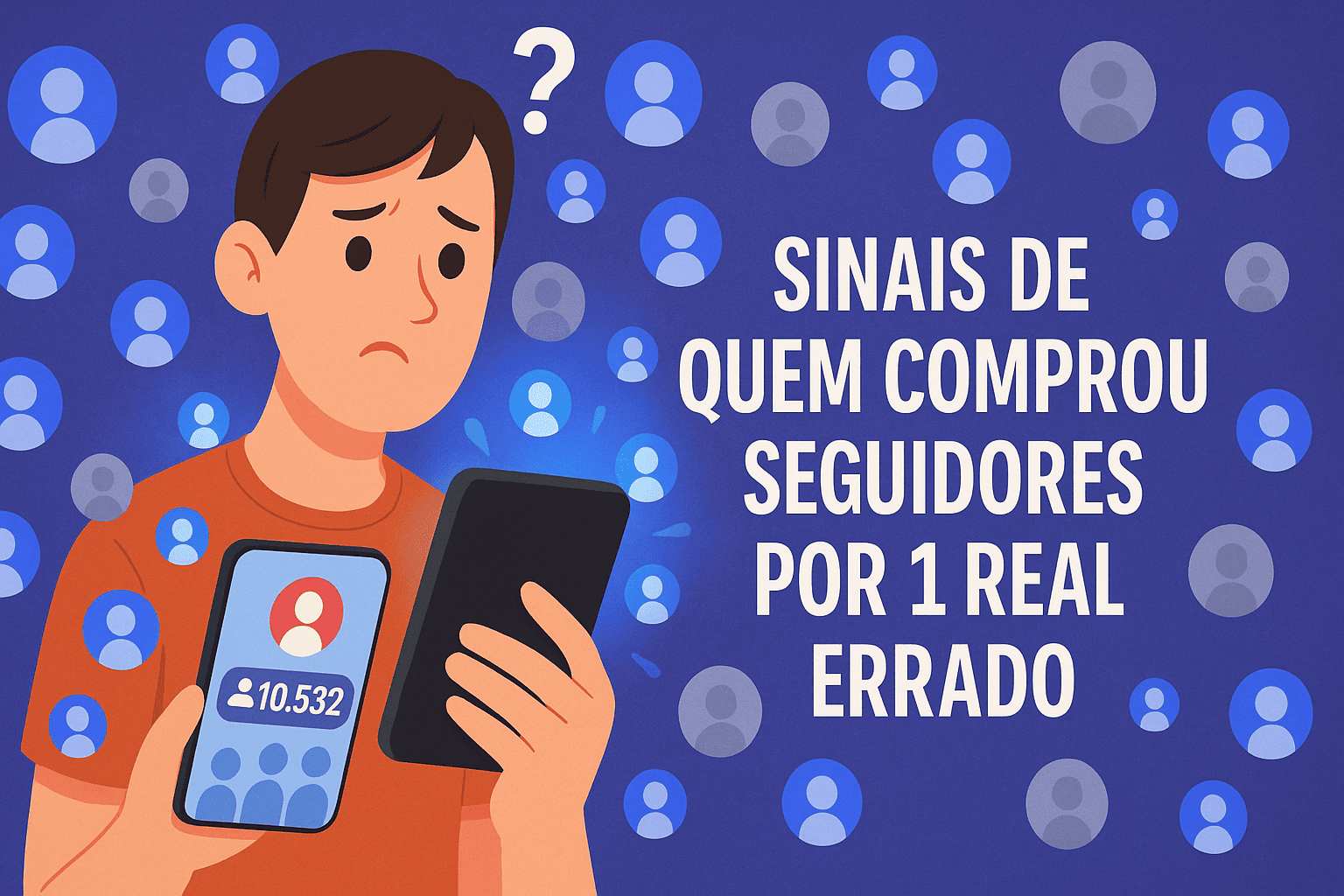 Sinais de quem comprou seguidores por 1 real errado Sinais de quem comprou seguidores por 1 real errado
