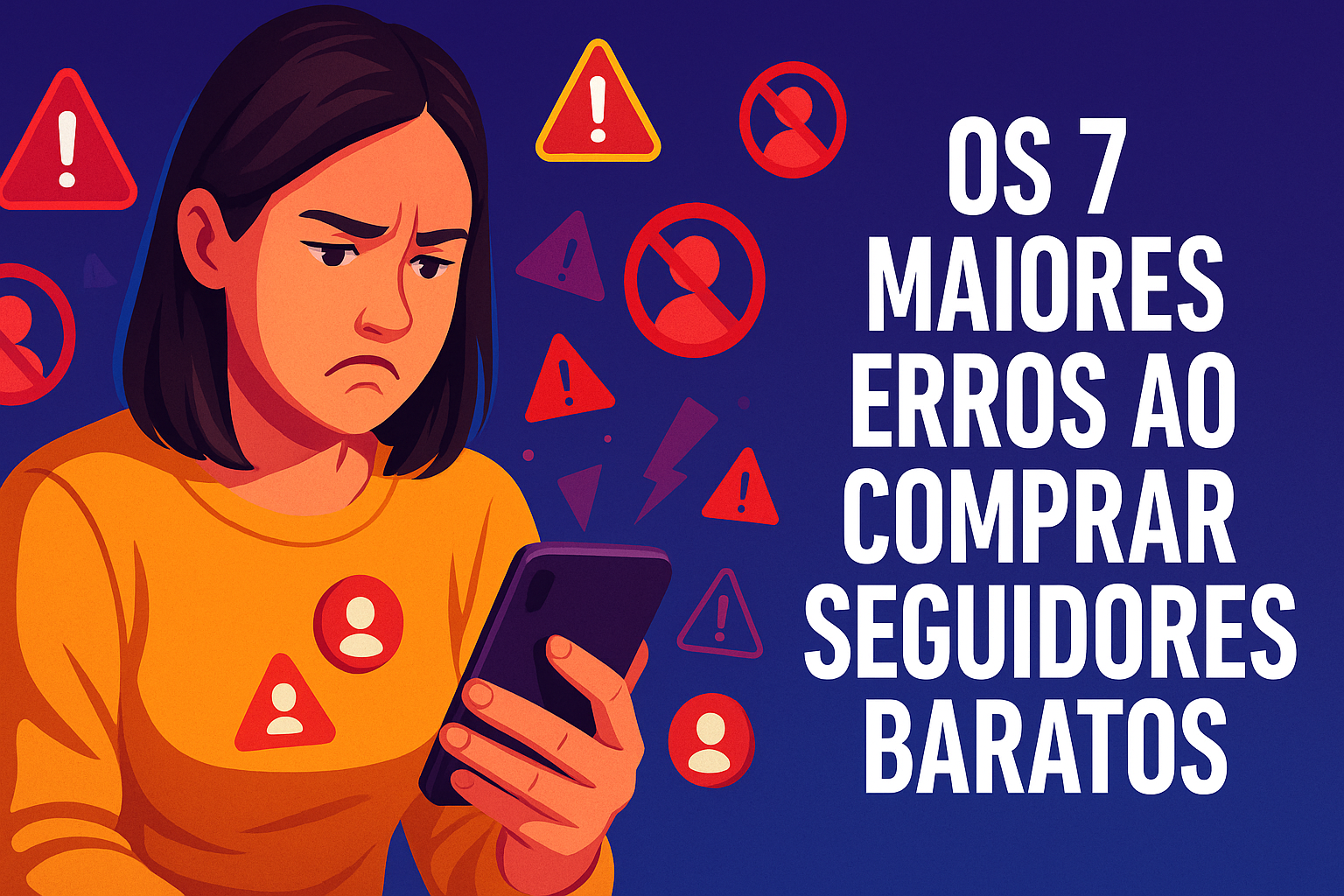 Os 7 maiores erros ao comprar seguidores baratos