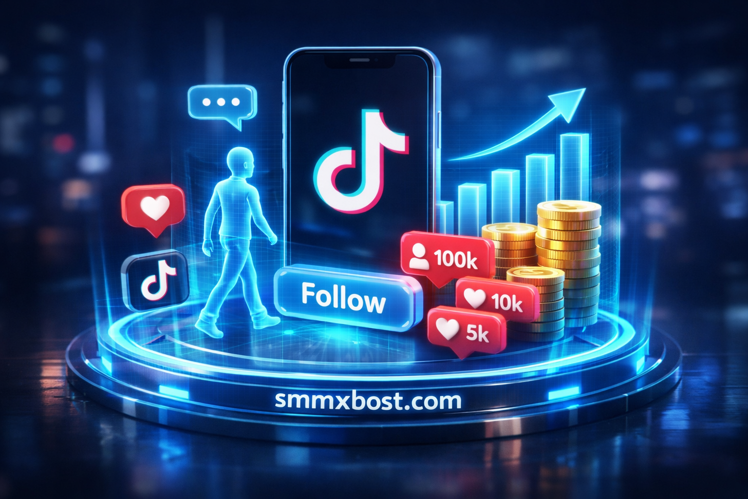زيادة متابعين تيك توك مجانا