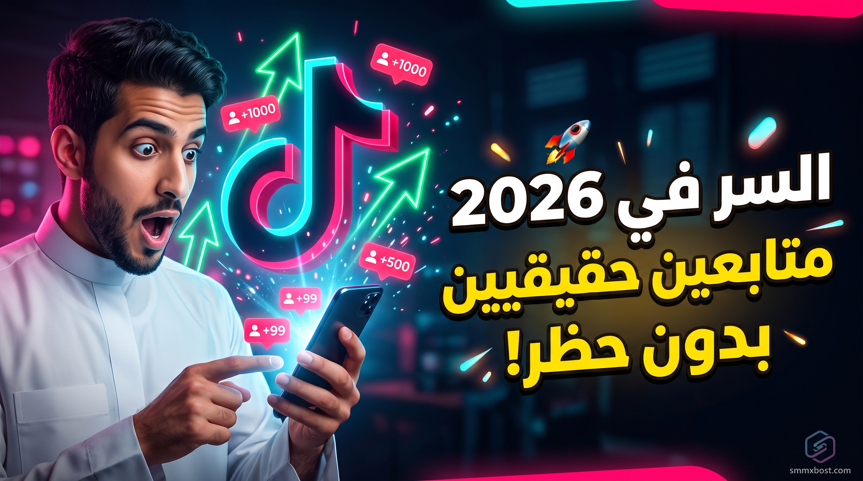 افضل موقع زيادة متابعين تيك توك حقيقي 2026 - smmxbost.com