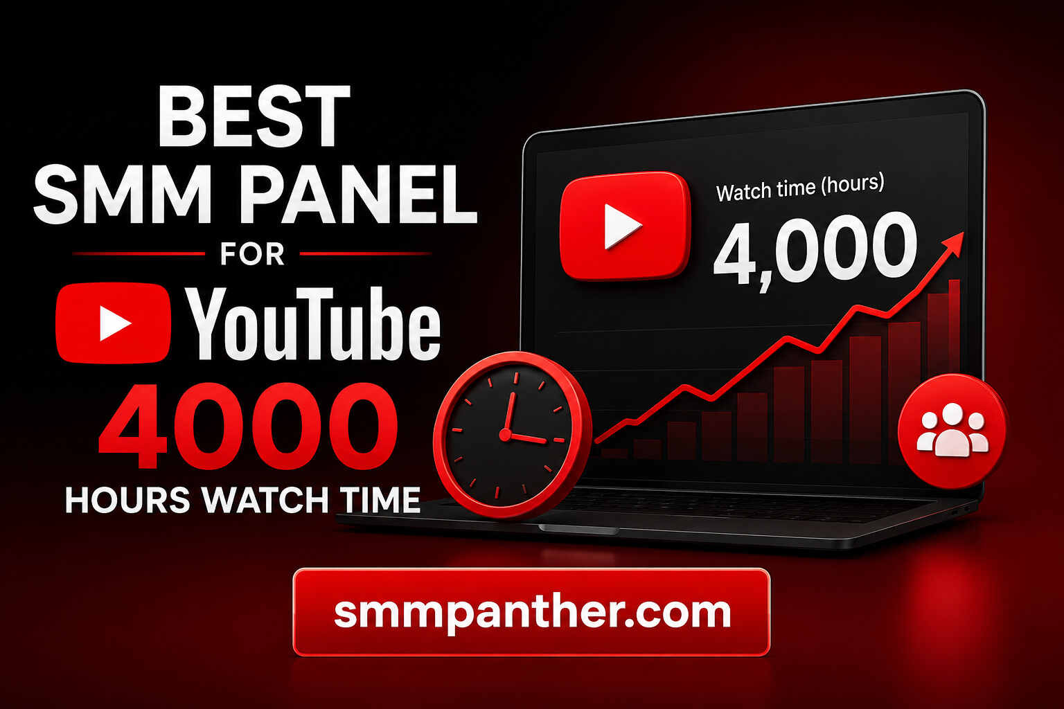Best SMM Panel for YouTube 4000 Hours Watch Time