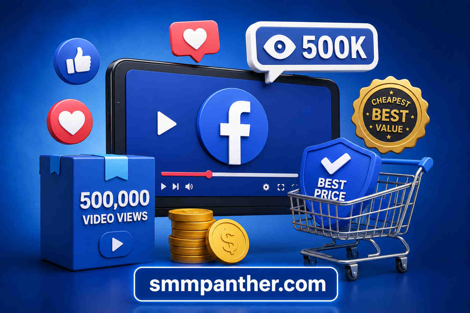 Choosing the Cheapest Place to Buy Facebook Video Views 500000
      Package