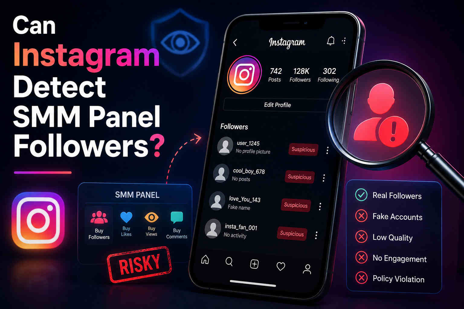 Can Instagram detect SMM panel followers?