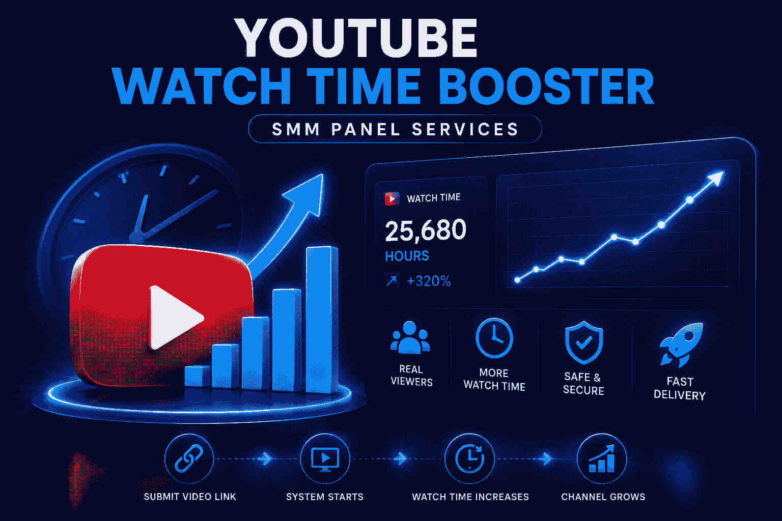 youtube watch time booster