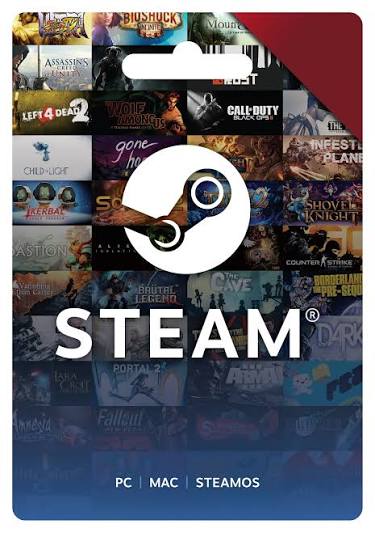Steam Wallet Gift Card