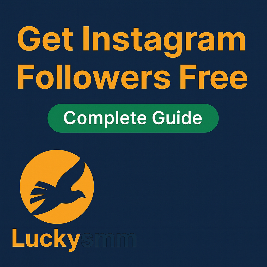 Get Real Instagram Followers for Free – Ultimate Guide Promotional banner image with the text