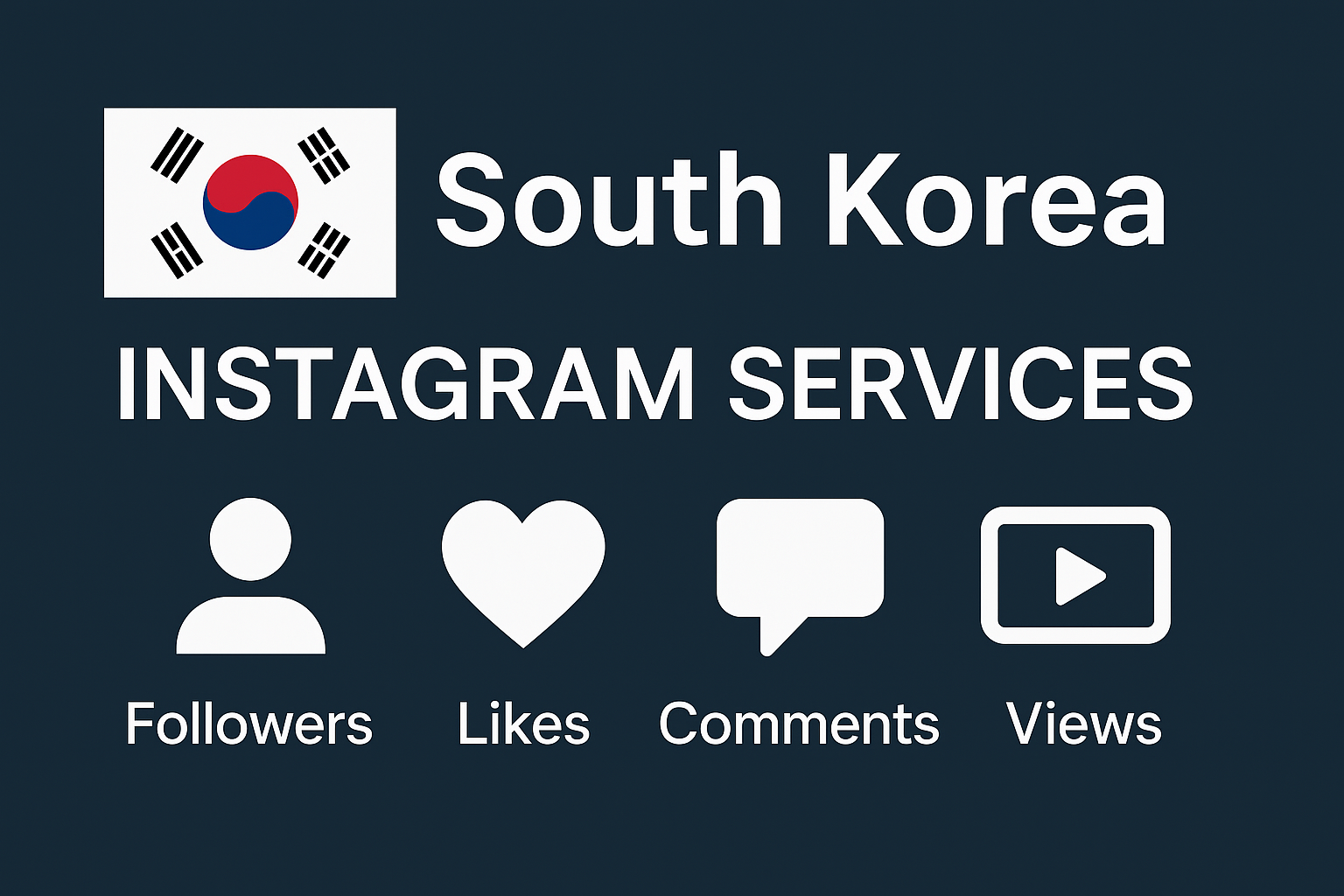 Buy Instagram Followers, Likes & Comments from Korea ✨🇰🇷 - 100% Real & High Quality!