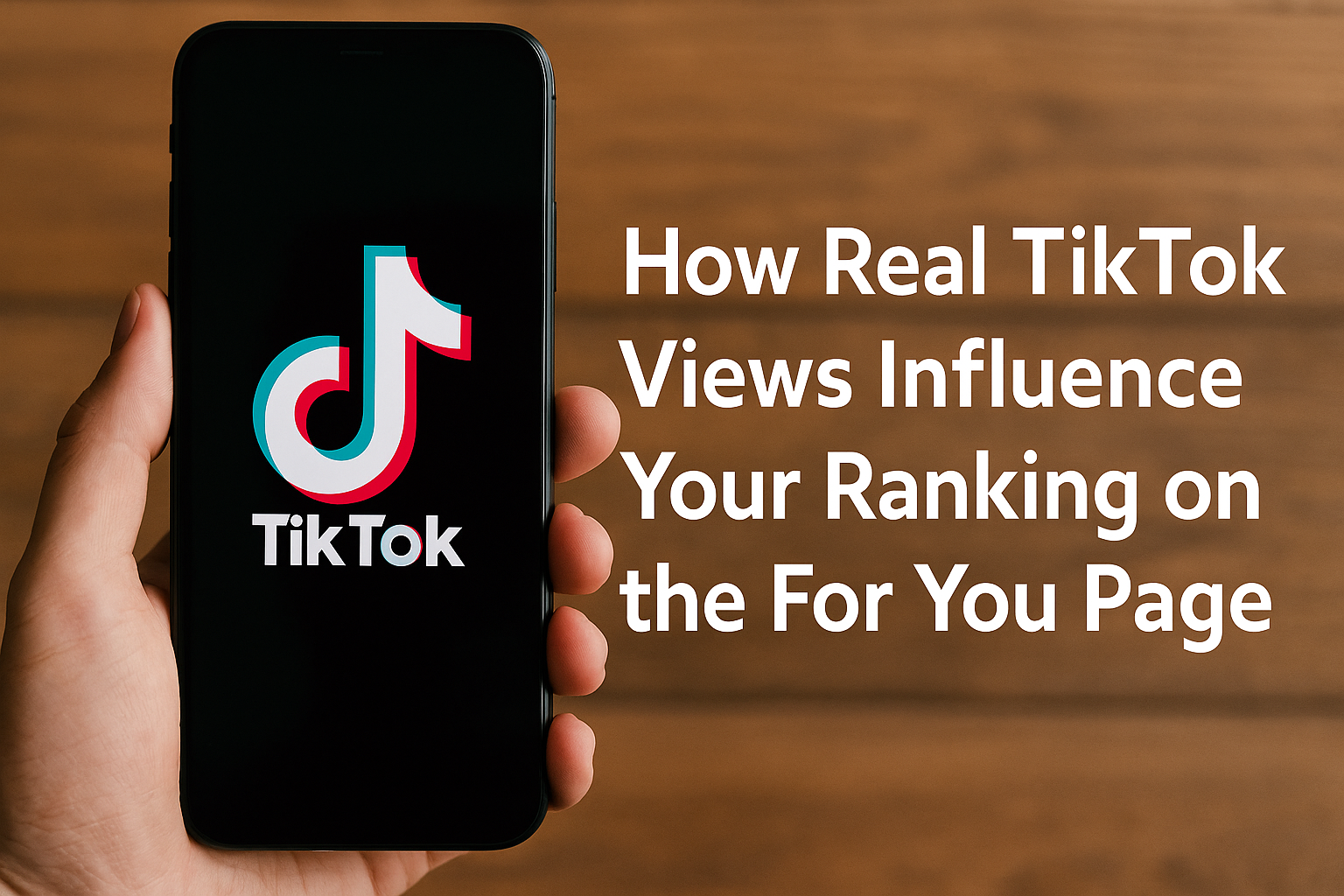 Cómo las visualizaciones reales de TikTok influyen en tu posición en la página "Para ti"