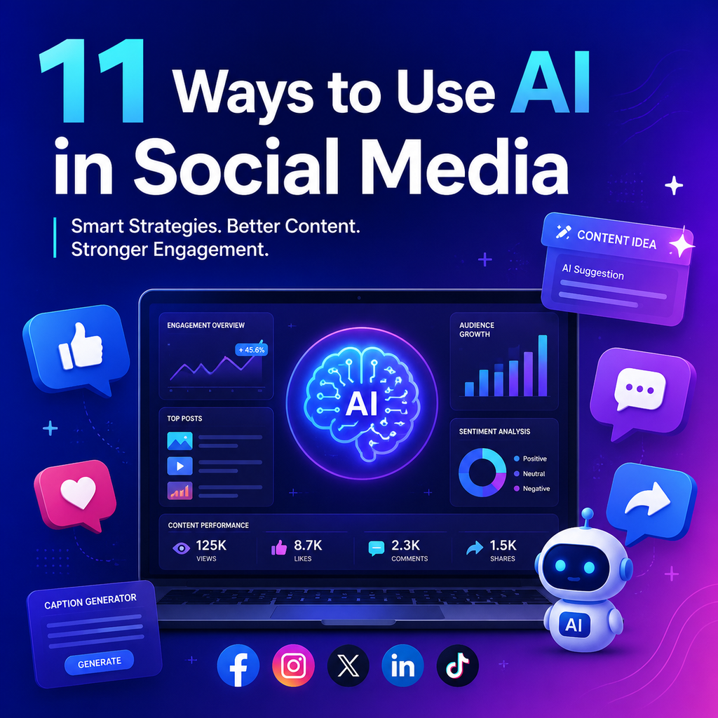 11 ways to use AI in social media (not just for content creation)